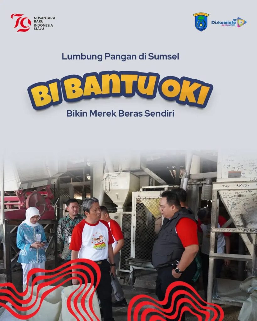 Lumbung Pangan di Sumsel, BI Bantu OKI Bikin Merek Beras Sendiri.